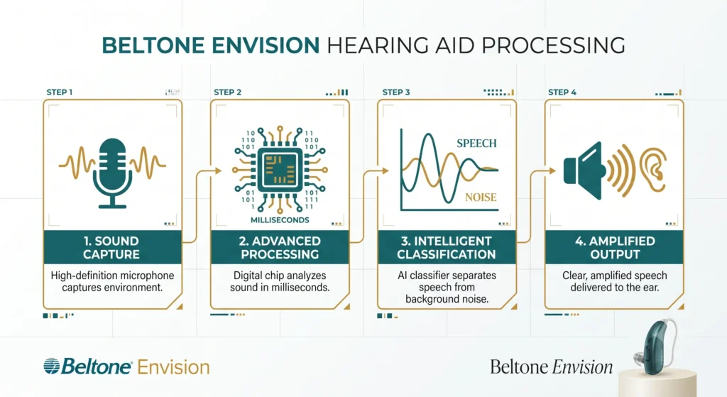 How AI Technology Works in the Beltone Envision Hearing Aid