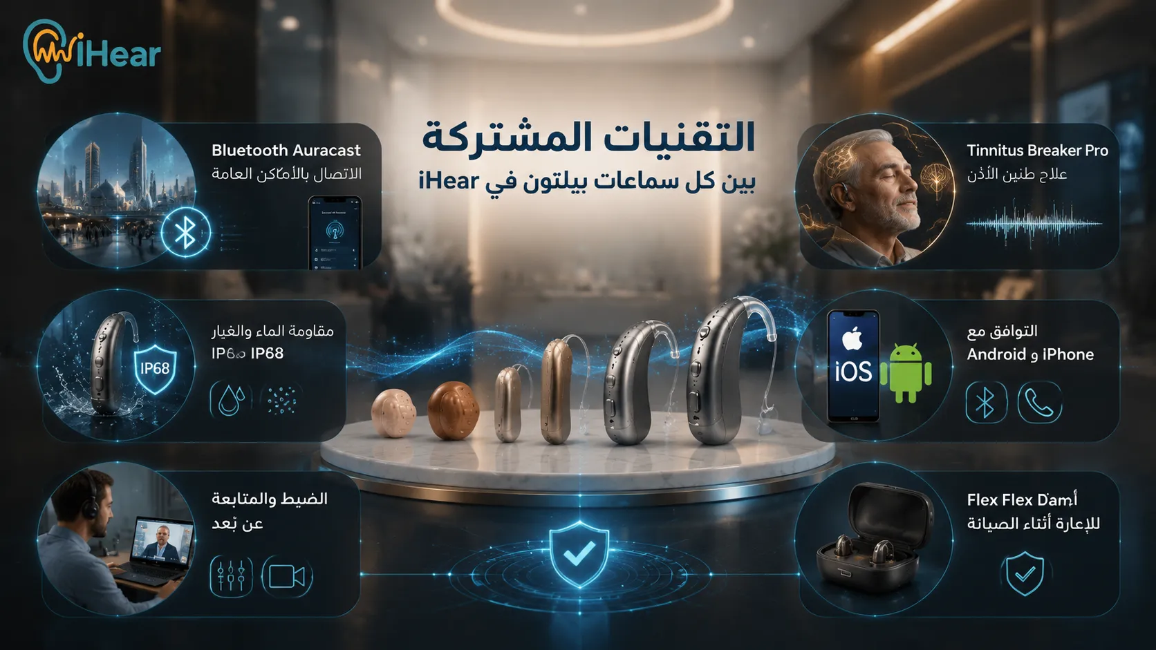 التقنيات المشتركة بين كل سماعات بيلتون
